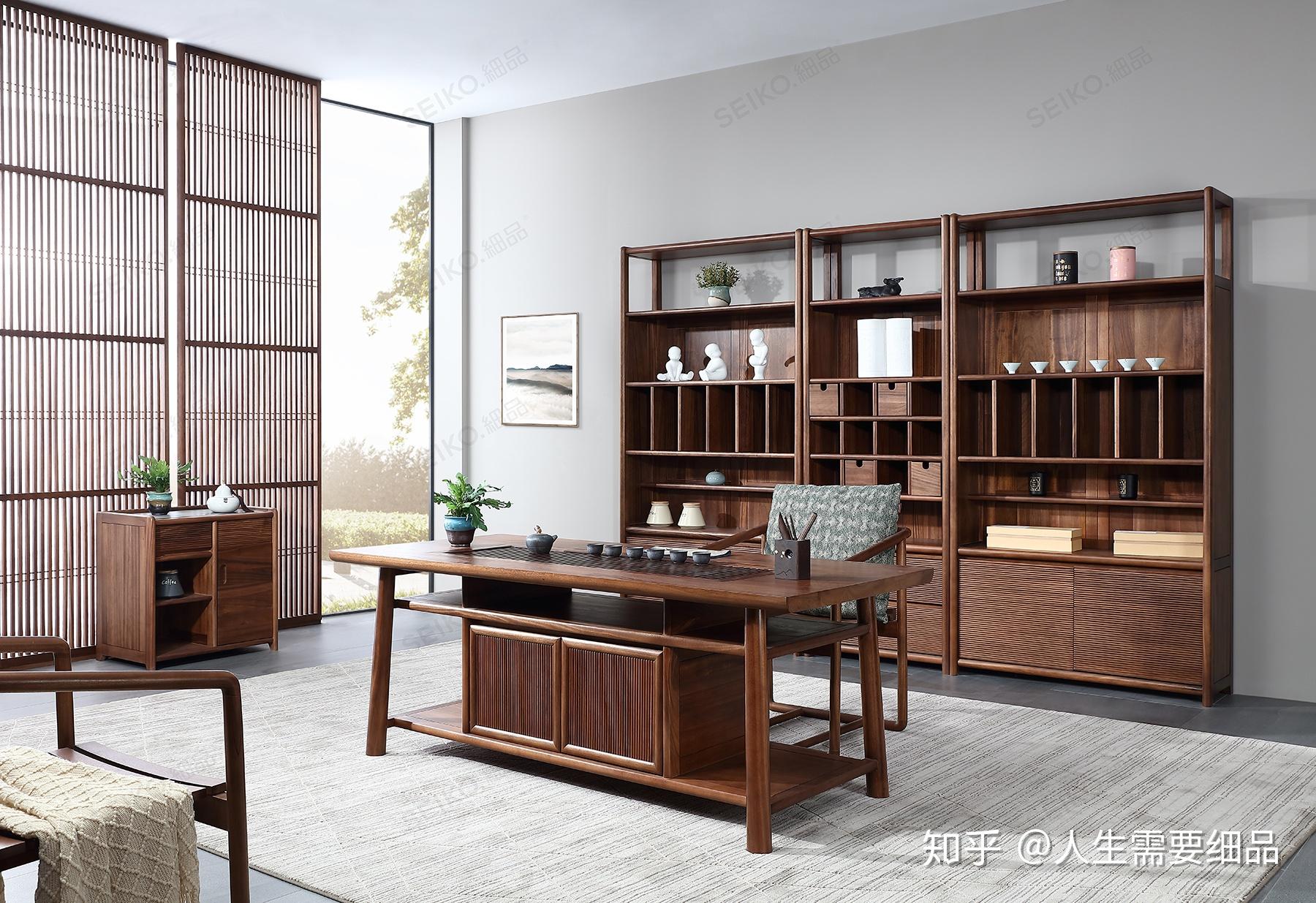 细品家具茶室细品家具茶几 电视柜融合了传统家具的造型美,文化厚