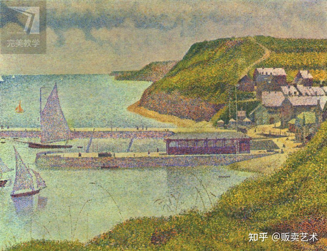 乔治修拉georgesseurat18591891印象主义画派画家点彩派创始人