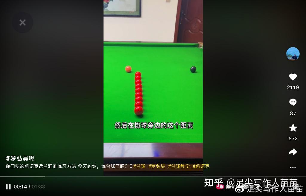 罗弘昊斯诺克小课堂之度数瞄准法(四) - 知乎