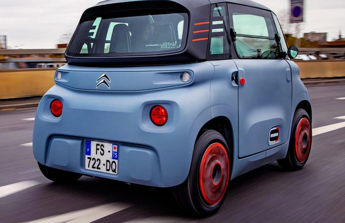 雪铁龙ami量产版现身武汉街头法式老年代步车中国首秀