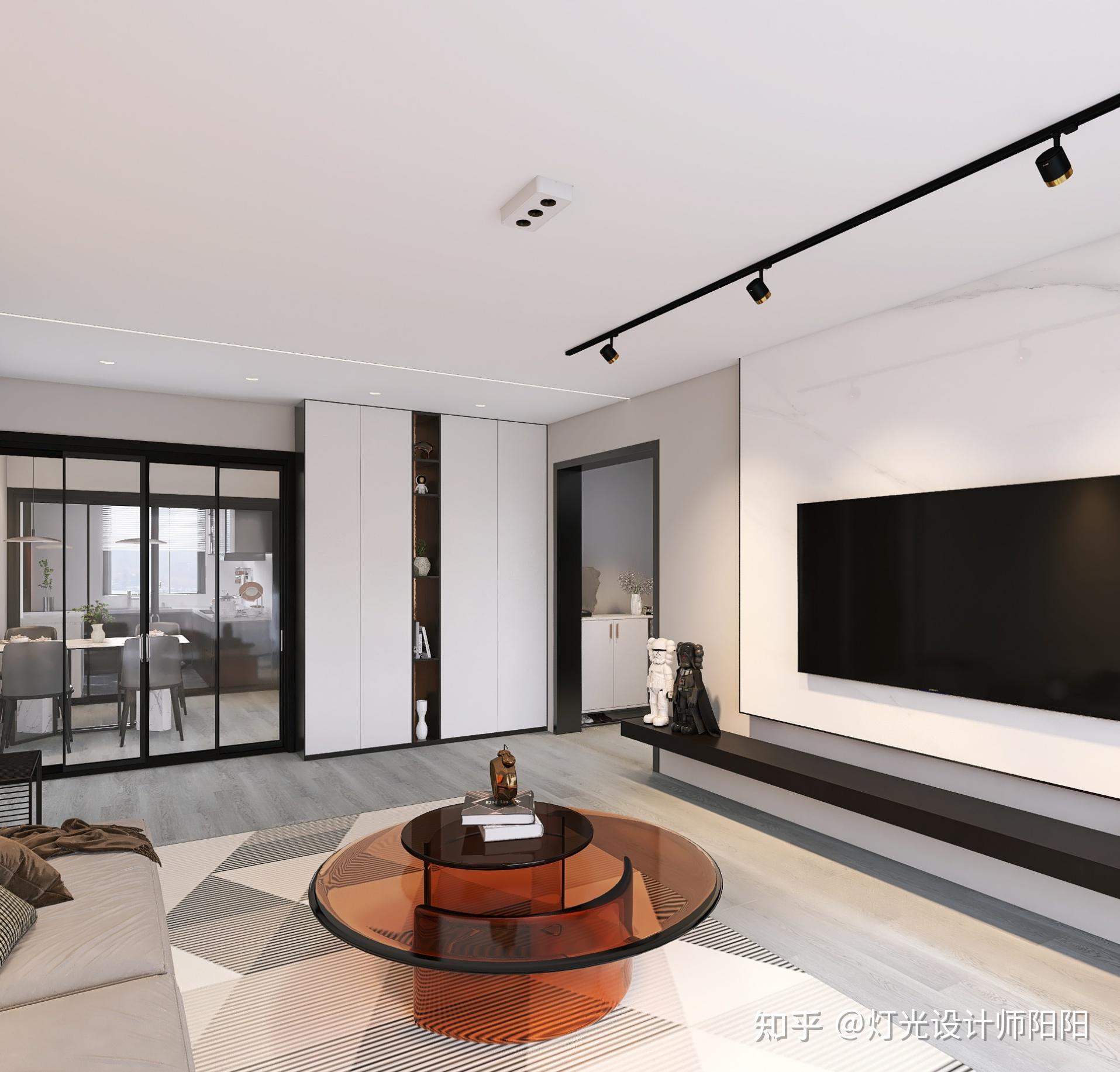 现场去测量——规划平面配灯图——出天花设计图及灯具配置回路图