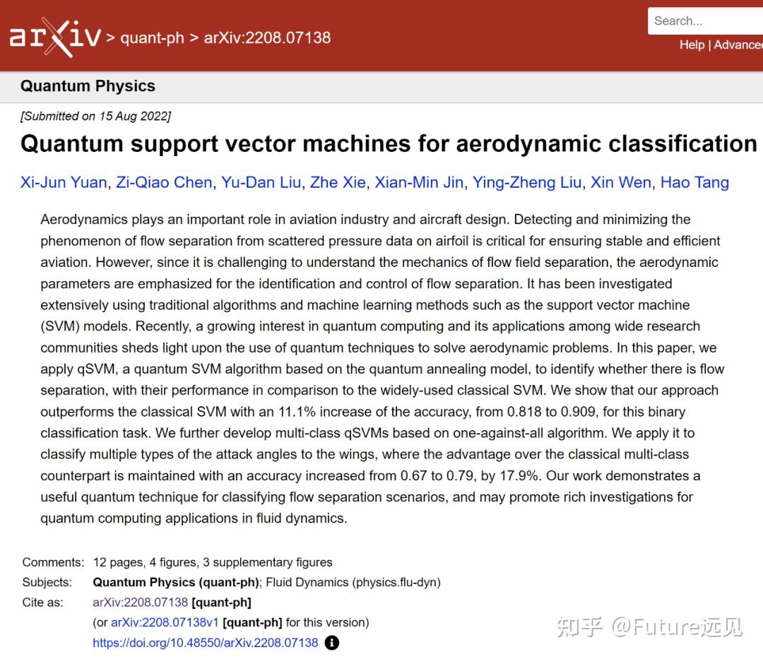 量子机器学习赋能流体力学应用- 知乎
