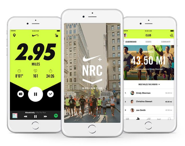 它的健身app nike   run club在一年前进行了彻底的改造,允许用户选择