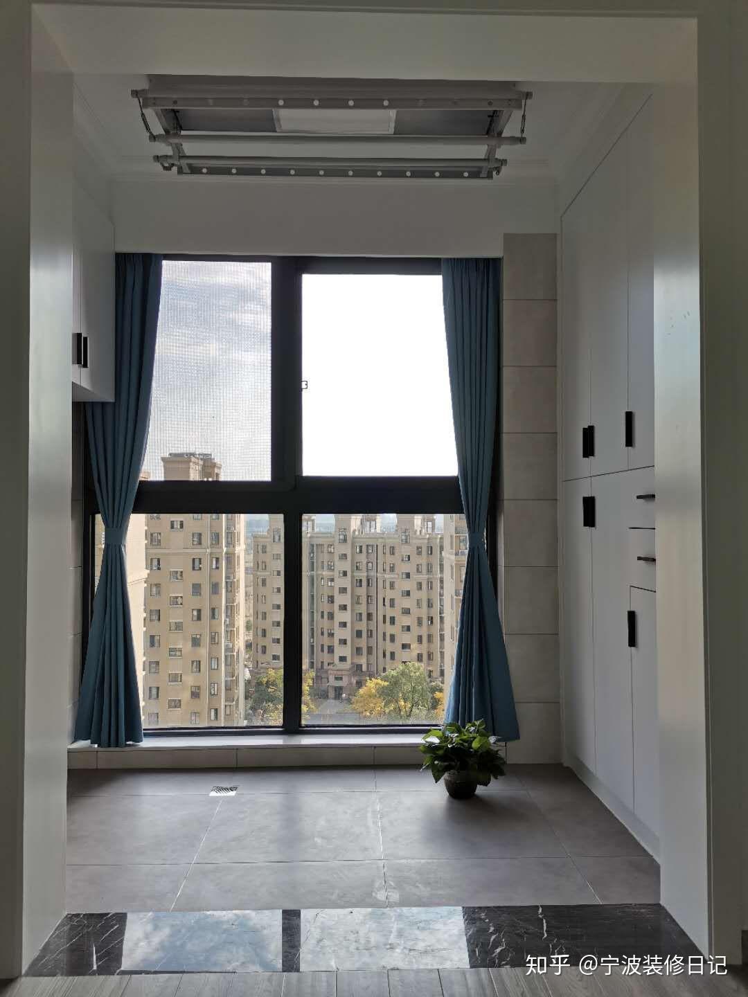 宁波装修经验阳台要装晾衣架怎么做吊顶