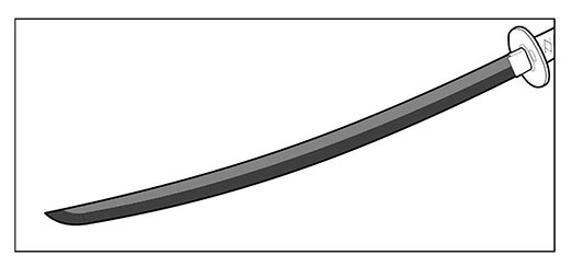 酷炫的刀怎么画教你绘制日本刀刃的画法基础