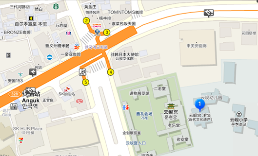 首尔钟路区地图图片