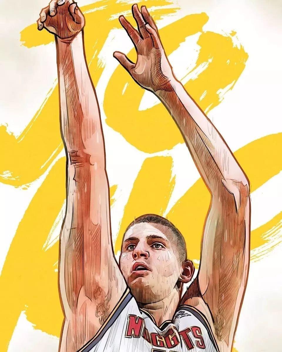 人类五花肉精华丨尼古拉约基奇高清壁纸赏析