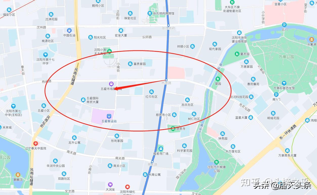 沈阳五爱地图图片