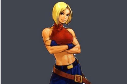 接下来便是同样来自饿狼传说的布鲁·玛丽了,当时在拳皇97中作为特别