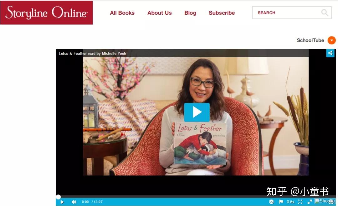 第三个要推荐的网站是: 绘本领读网站storyline