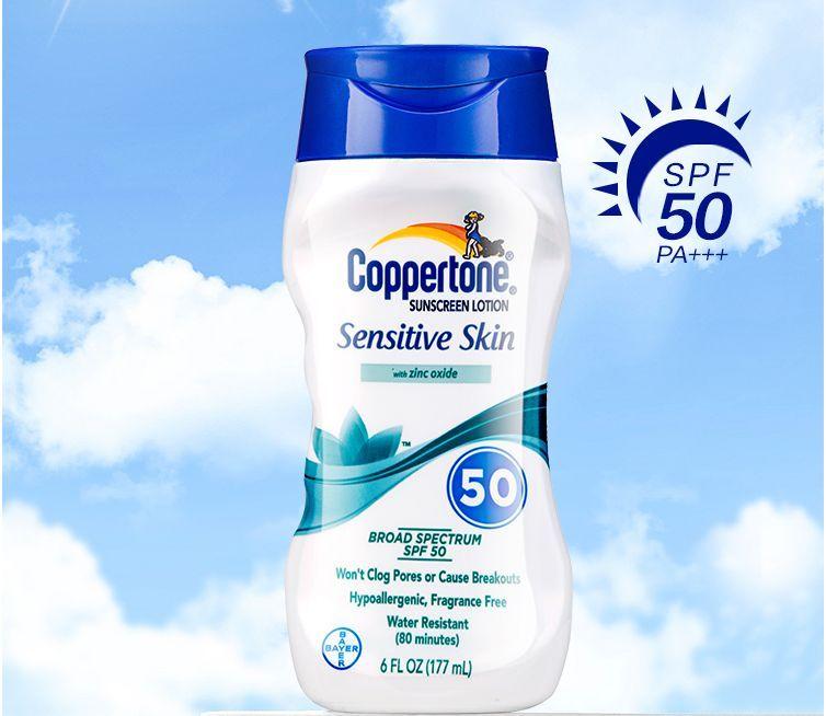 coppertone水宝宝儿童敏感肌防晒霜