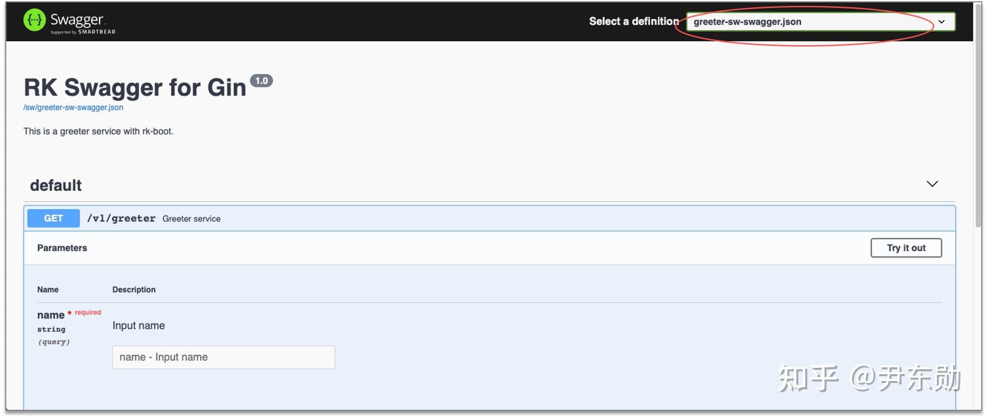 Gin 框架 添加 Swagger UI 知乎