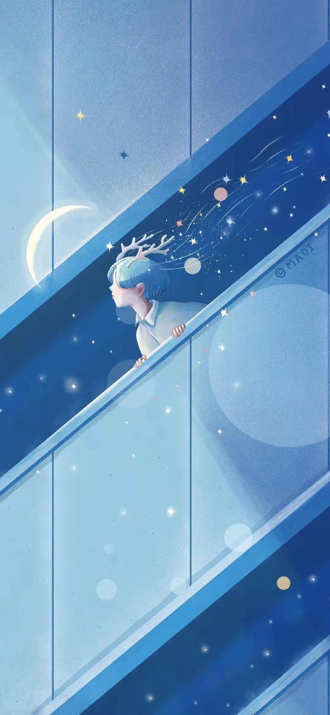 今日壁纸蓝色安静而沉稳的蓝色总能给人一种舒适的感觉今天小编给大家