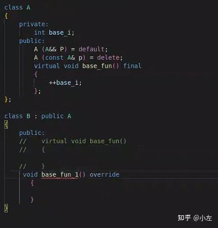 C++ default,delete,final和override - 知乎