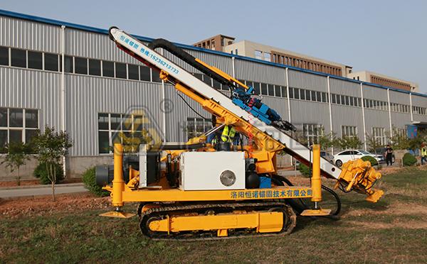 有了这款自进式锚杆钻机基坑边坡隧道工程施工效率更高