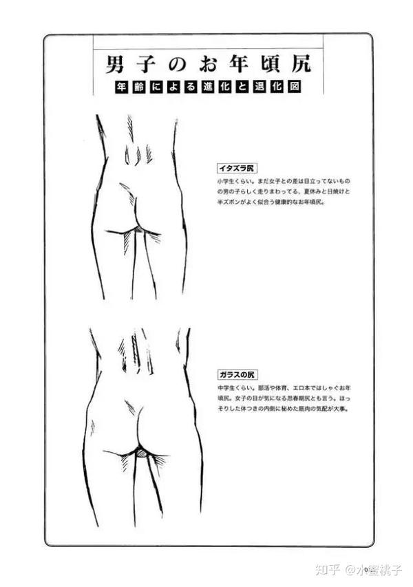 正经教学 男子翘臀画法速成秘诀 附素材下载 知乎