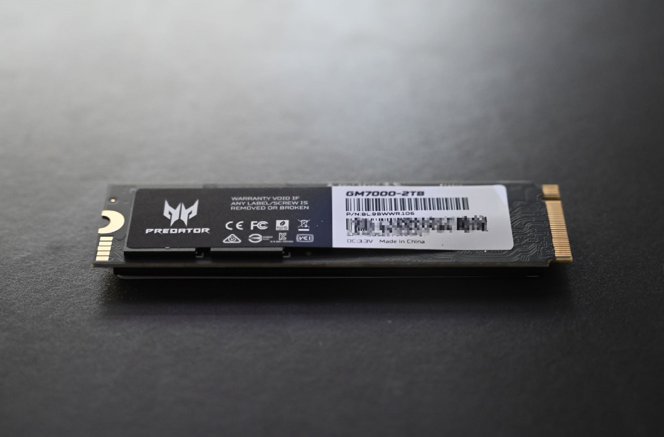 pcie4.0固态硬盘的性价比标杆:宏碁掠夺者gm7000体验评测