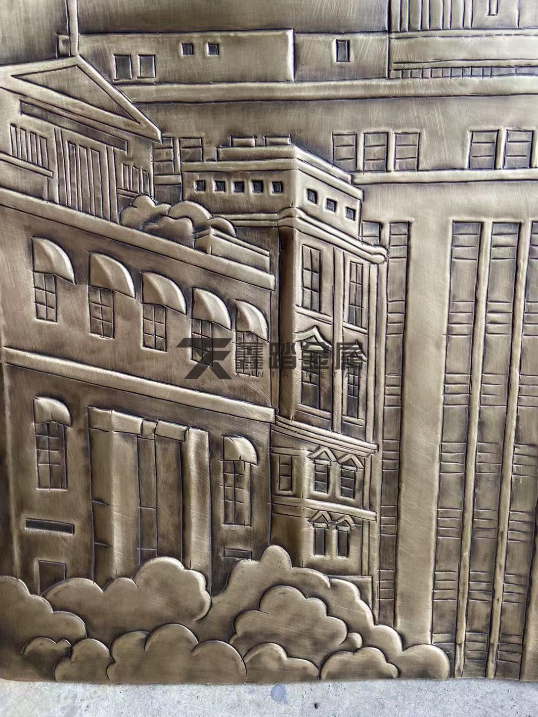 锻铜立体浮雕墙面装饰壁画墙面装饰给人一种大气唯美