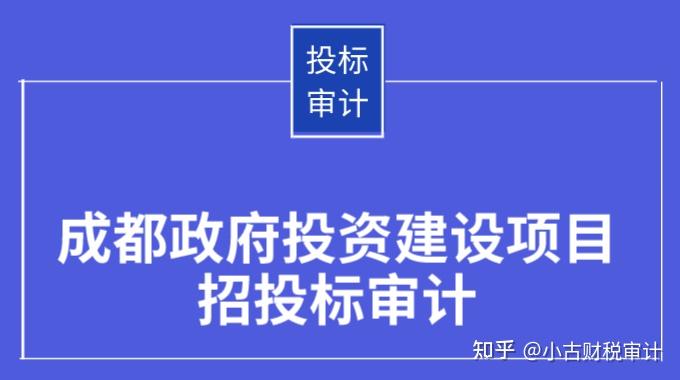 成都政府投资建设项目招投标审计