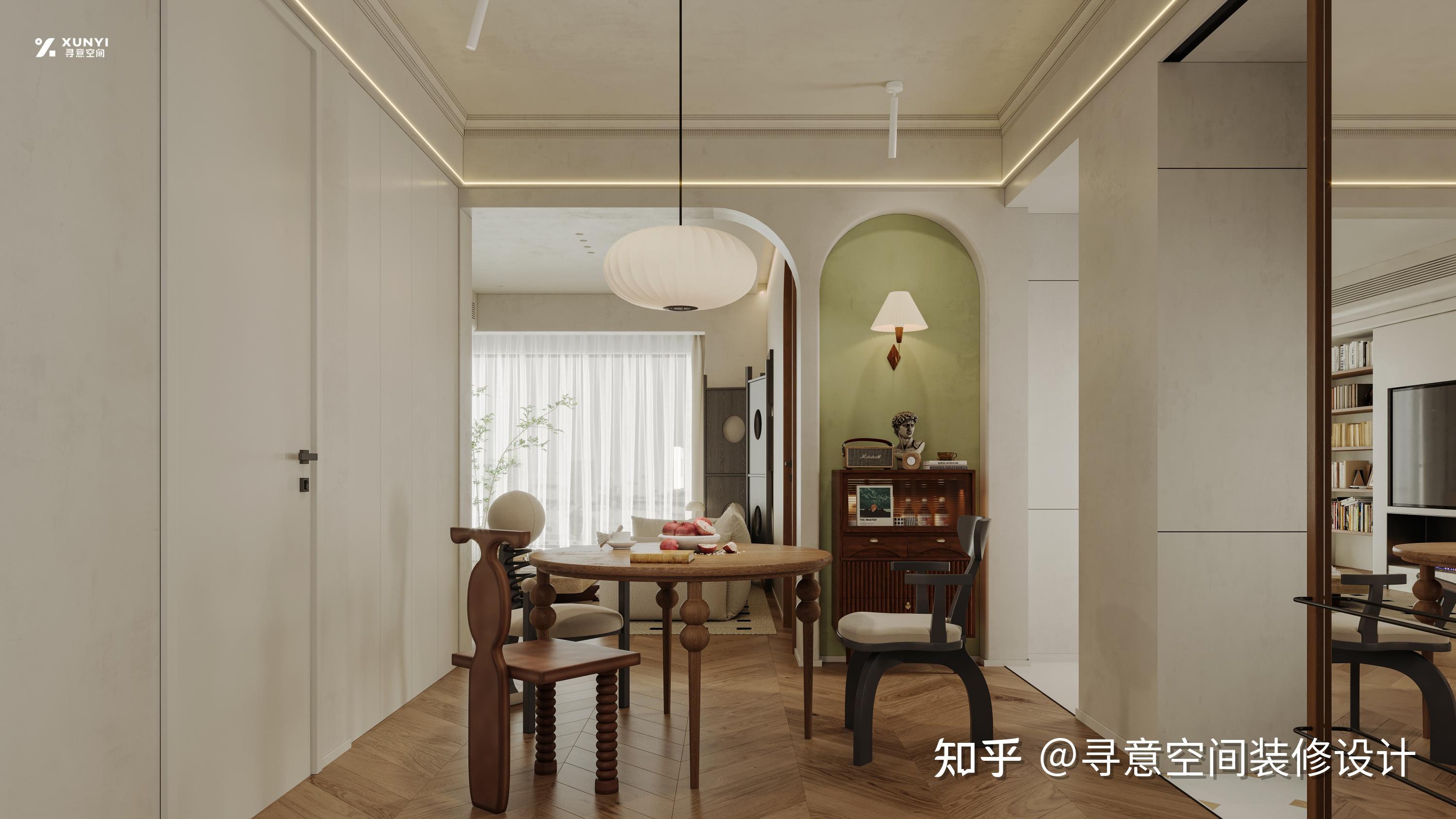 哇塞!长沙80m²奶油中古风小户型客厅太会了吧!寻意空间装修设计客户案例 - 知乎