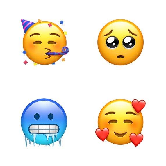 苹果又更新了70emoji但大家最喜欢用的还是那几个