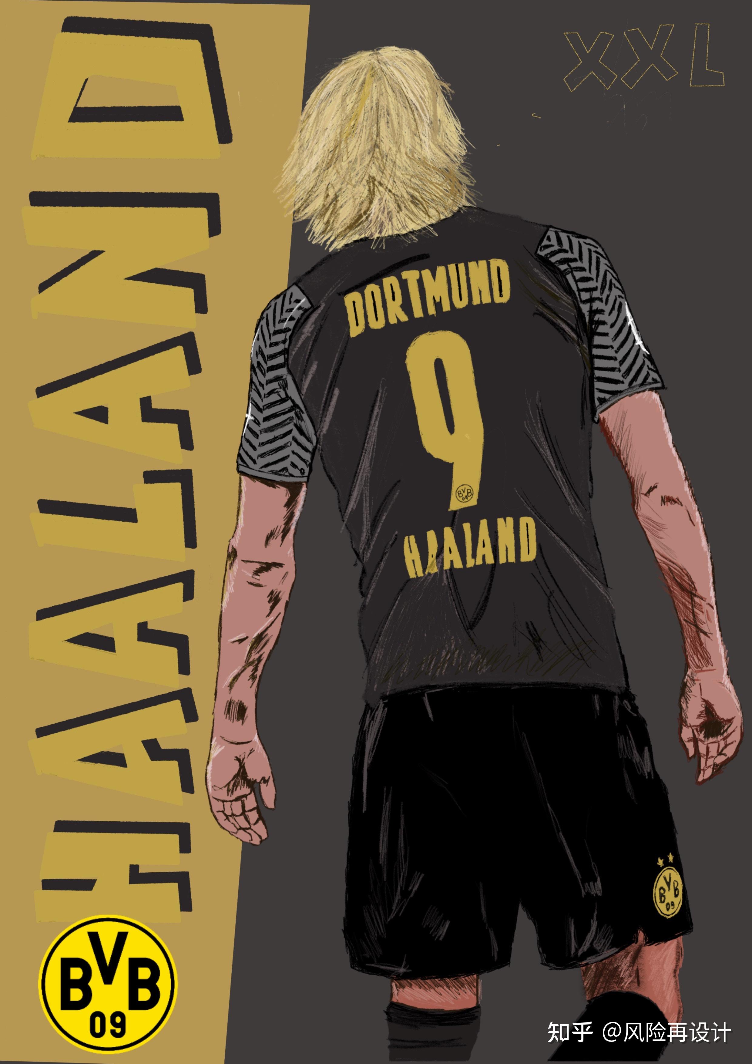 手绘分享哈兰德