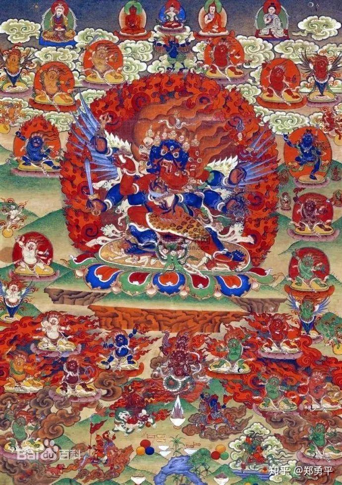 西藏传说中的密咒师