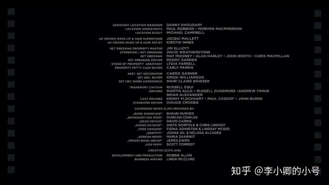 电影 | 演职人员表应该按什么顺序编写？ - 知乎