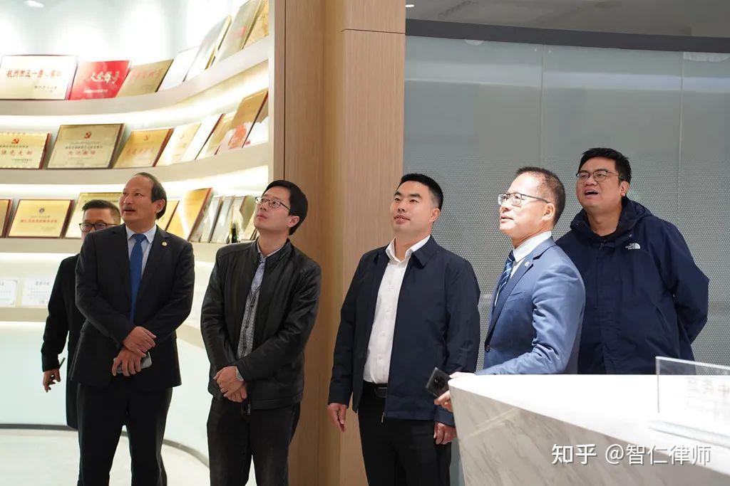 智仁新闻嵊泗县司法局领导一行来访我所考察指导