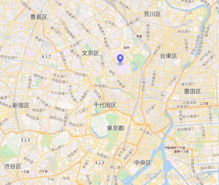 东京大学地图位置图片