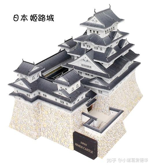 这是现实中日本姬路城天守阁的模型,他的设计理念本身就符合我前文的