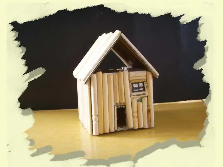 亲子游戏牙签建筑师