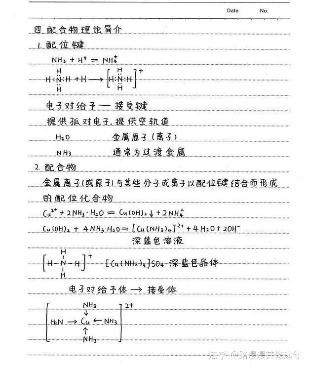 400頁高中化學學霸手寫筆記三年考點詳細記錄