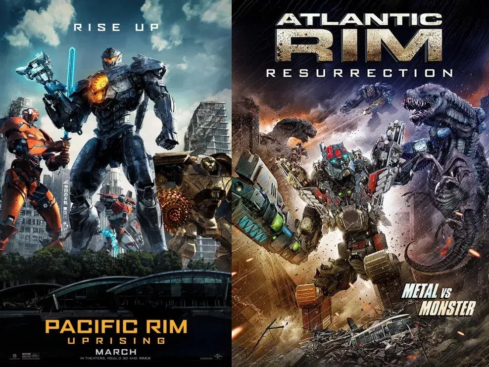 如2013年7月9日,《环太平洋》上映的前三天,《环大西洋》就已率先推出