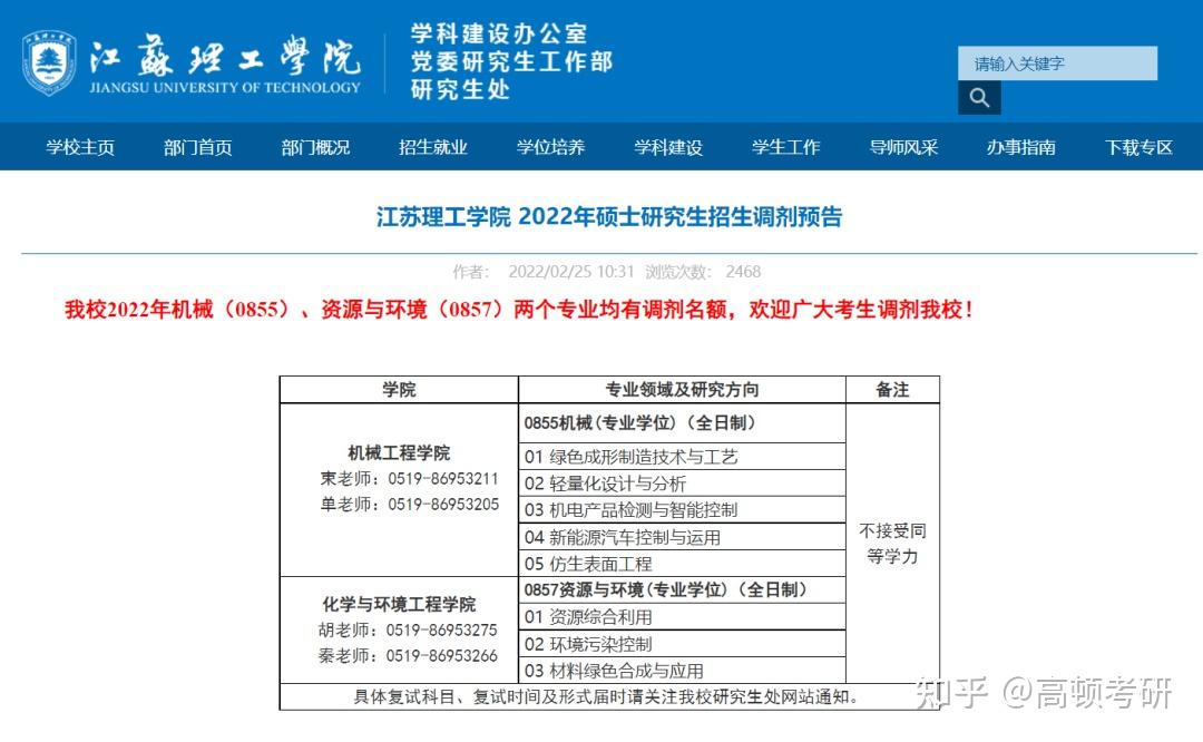 中国考研网调剂信息网