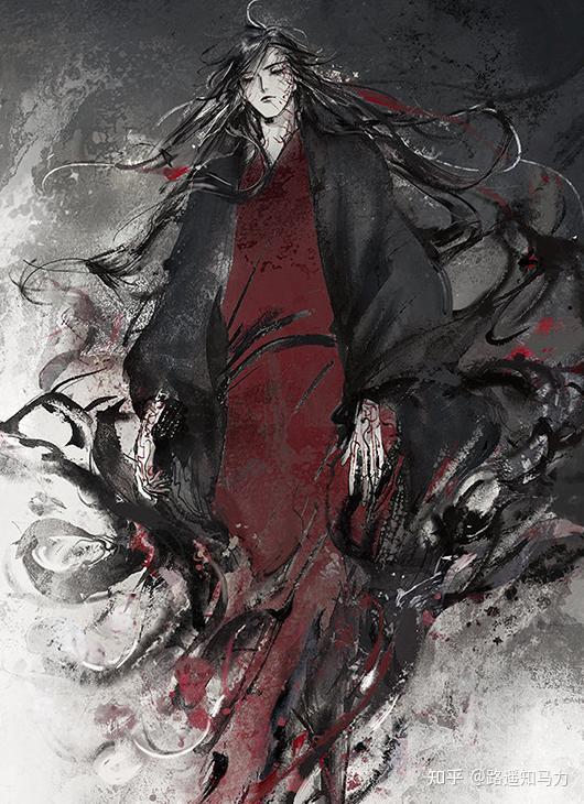 《魔道祖师》长阳画的黑衣羡,神情落寞又孤单,是我心中的老祖! - 知乎