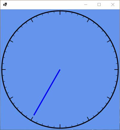net实时2d渲染入门动态时钟