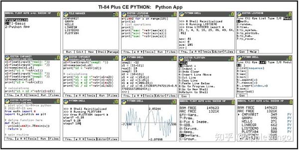 TI-84 Plus CE Python 测评- 知乎