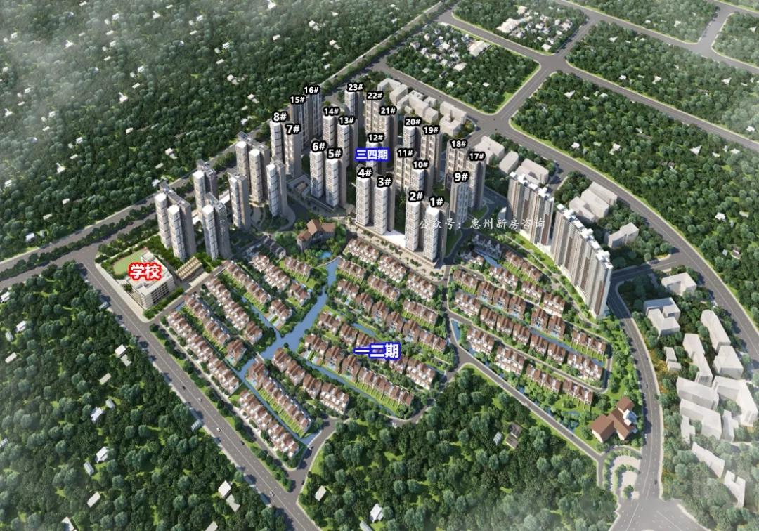 实地常春藤,东部现代城花园,惠阳经济开发区高端墅质大盘