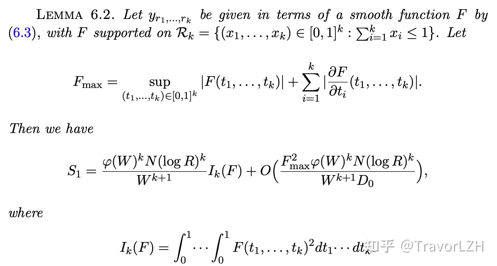 参数ym的渐近公式