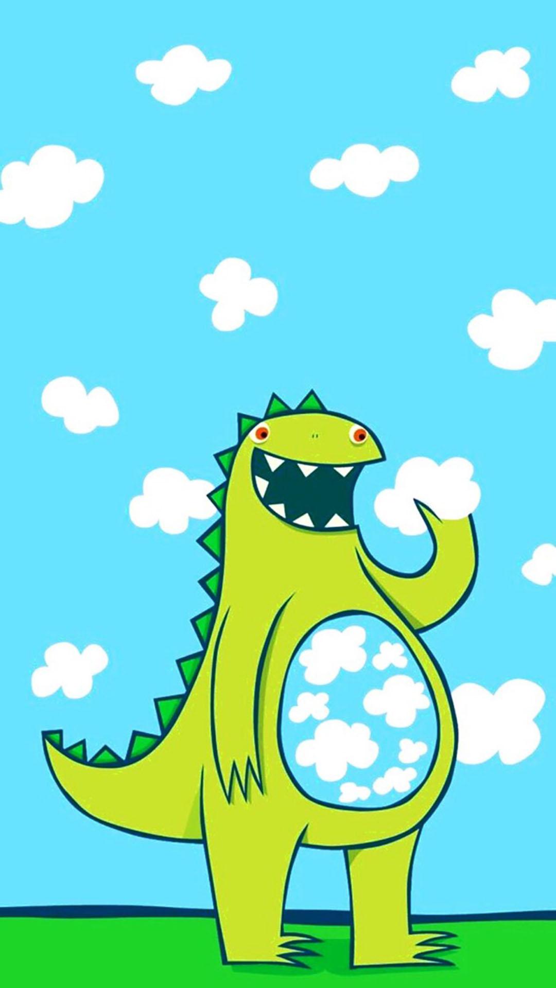 有没有卡通小恐龙的壁纸或头像