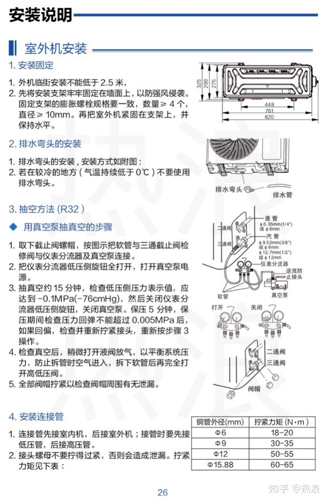 空调说明书 使用说明图片