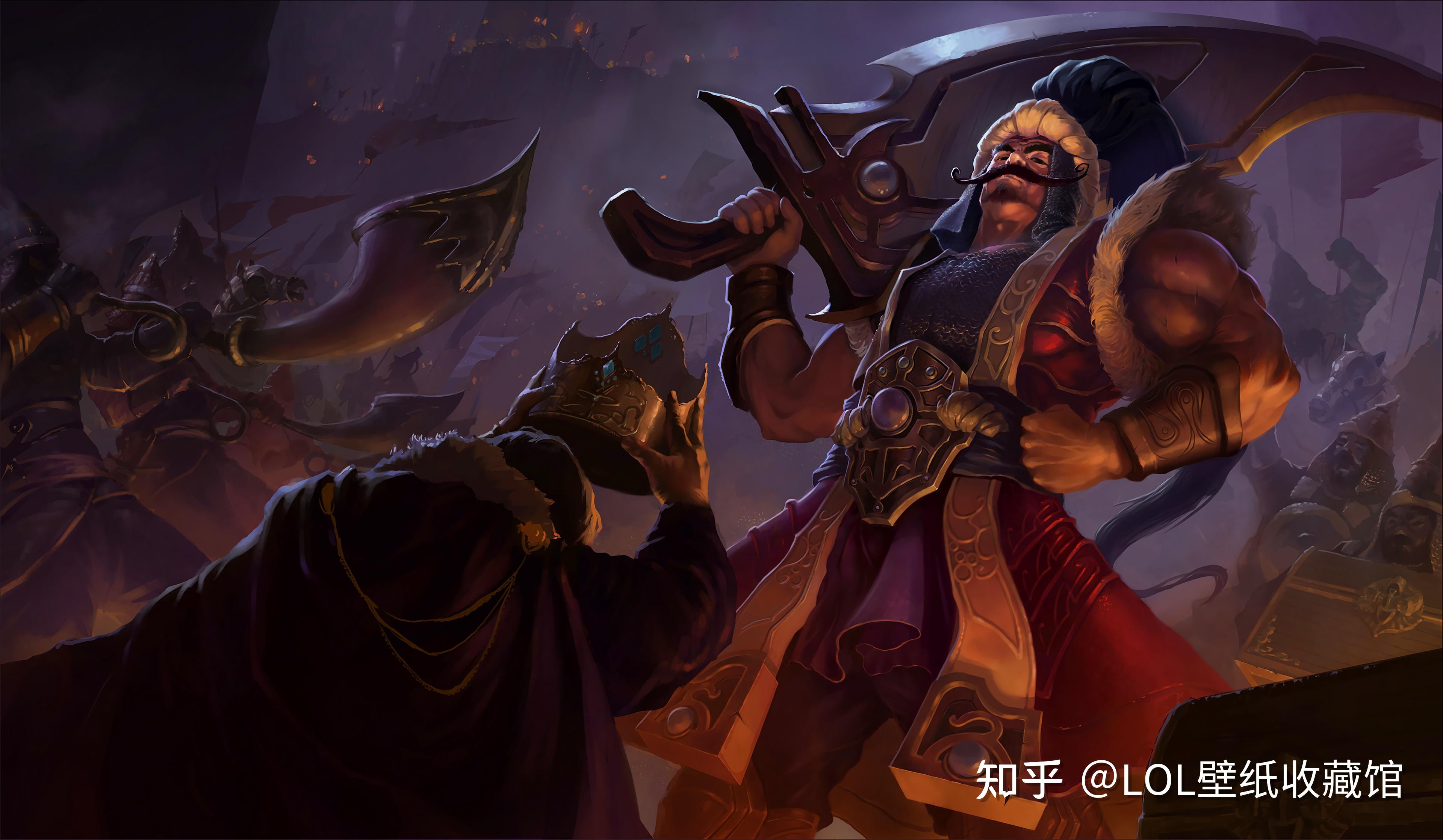 英雄联盟原画蛮王壁纸