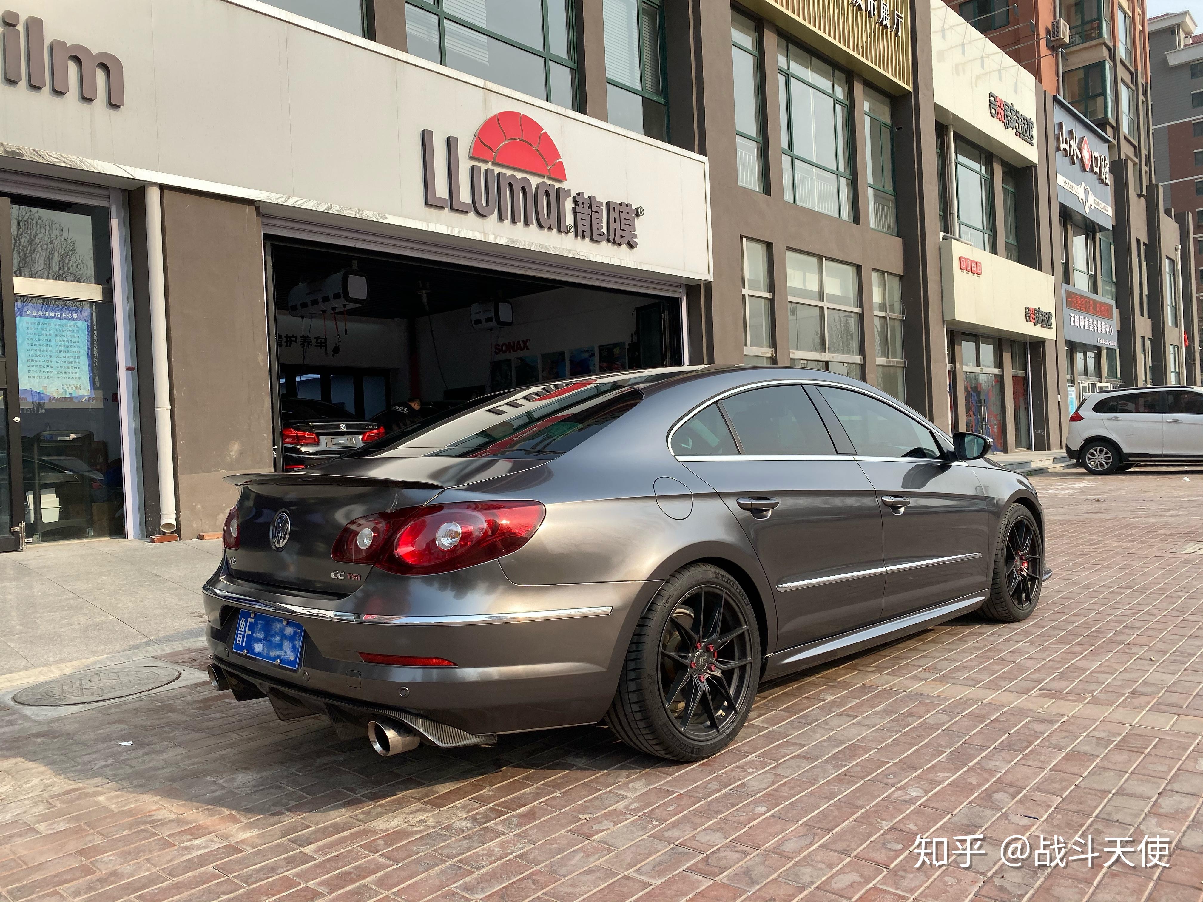 烟台大众cc车身改色贴膜汽车贴改色膜cys水晶钨钢