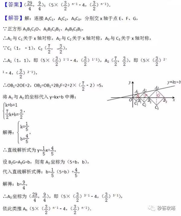 初二数学 几何法比例法秒解规律题 知乎