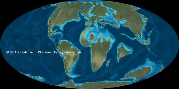 古代世界地图分享(1)全球大陆漂移 - 知乎