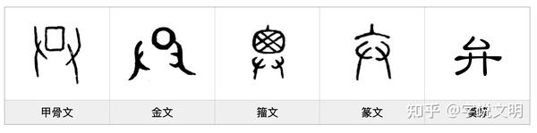 弁——每日一字·廾部字 - 知乎