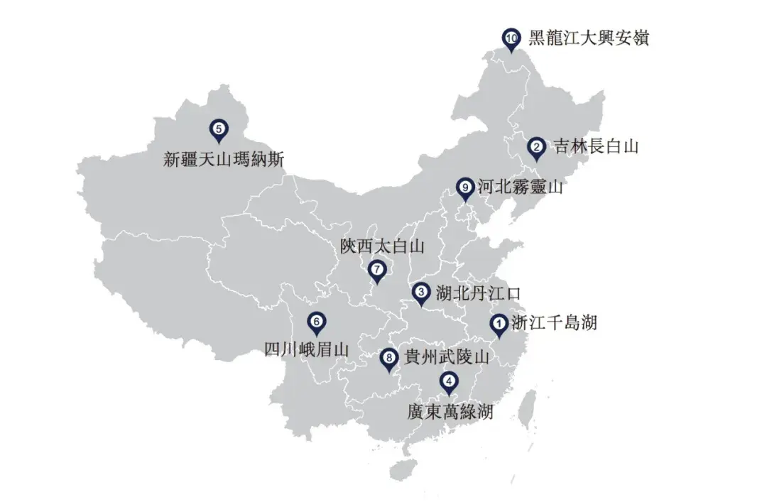 (图片来源:农夫山泉招股书,十大水源地)农夫山泉采用了"减负发力"的