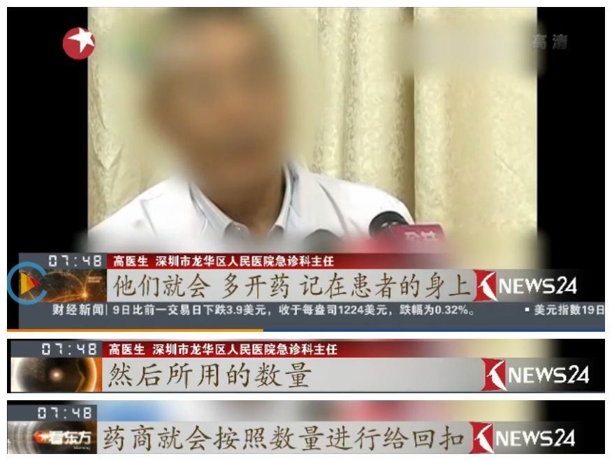 医生公开举报医院全员吃回扣