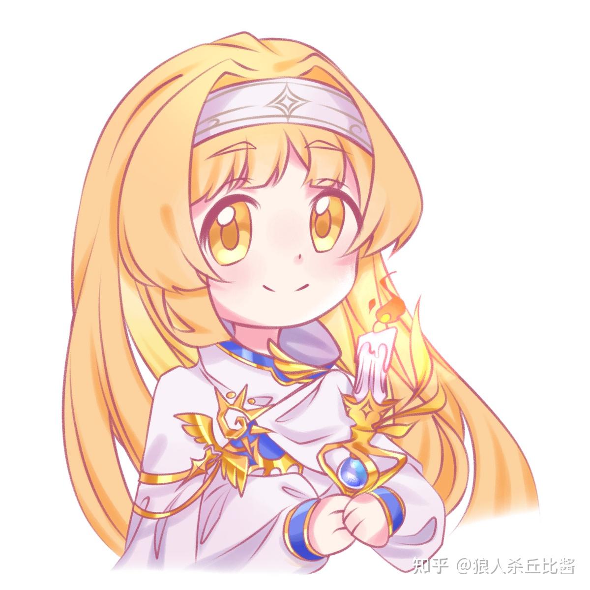 q版的定序王子也依然看起来十分优雅,不过微张的嘴让他看上去有几分